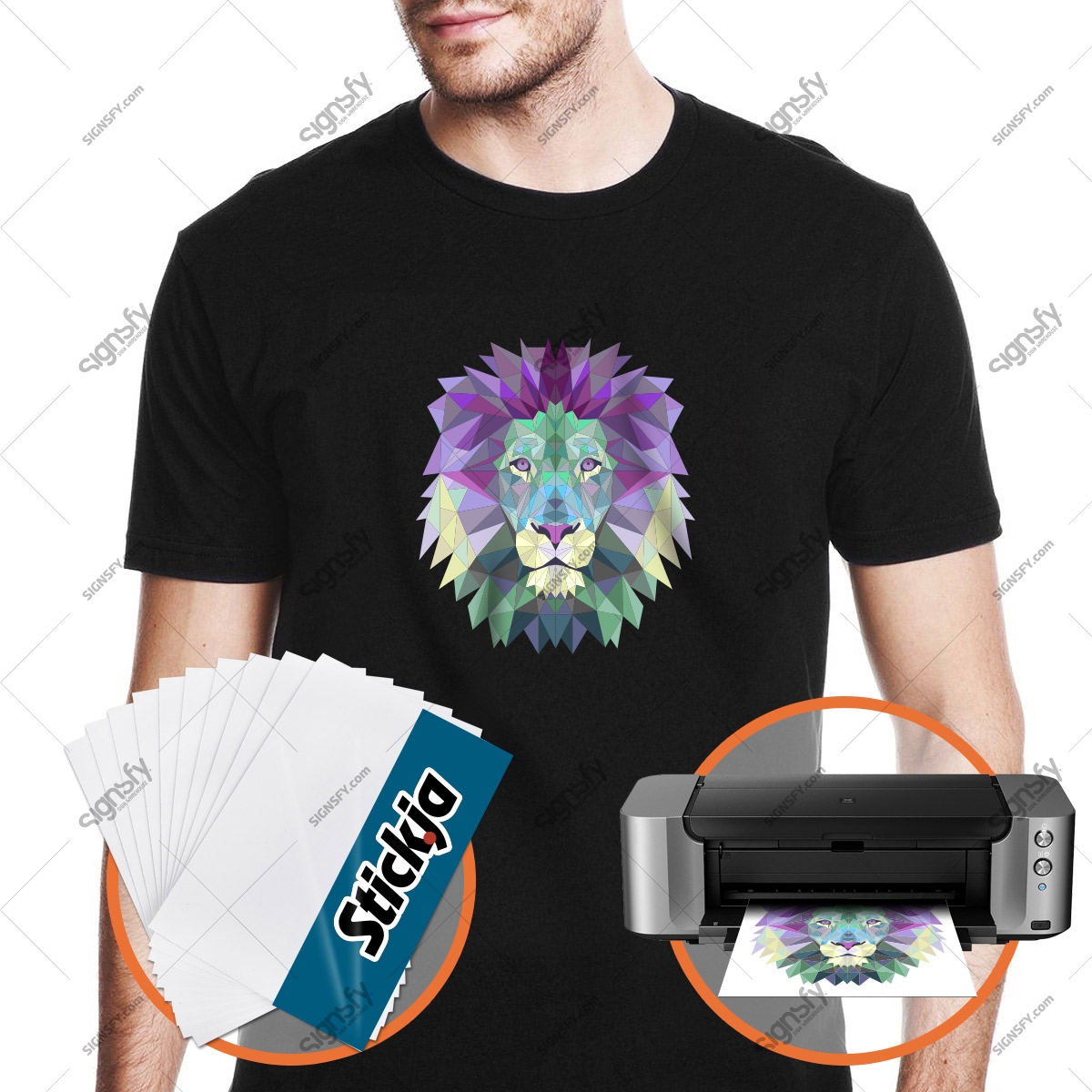 510x Printable Heat Transfer Paper Vinyl For Iron On T Excited To 